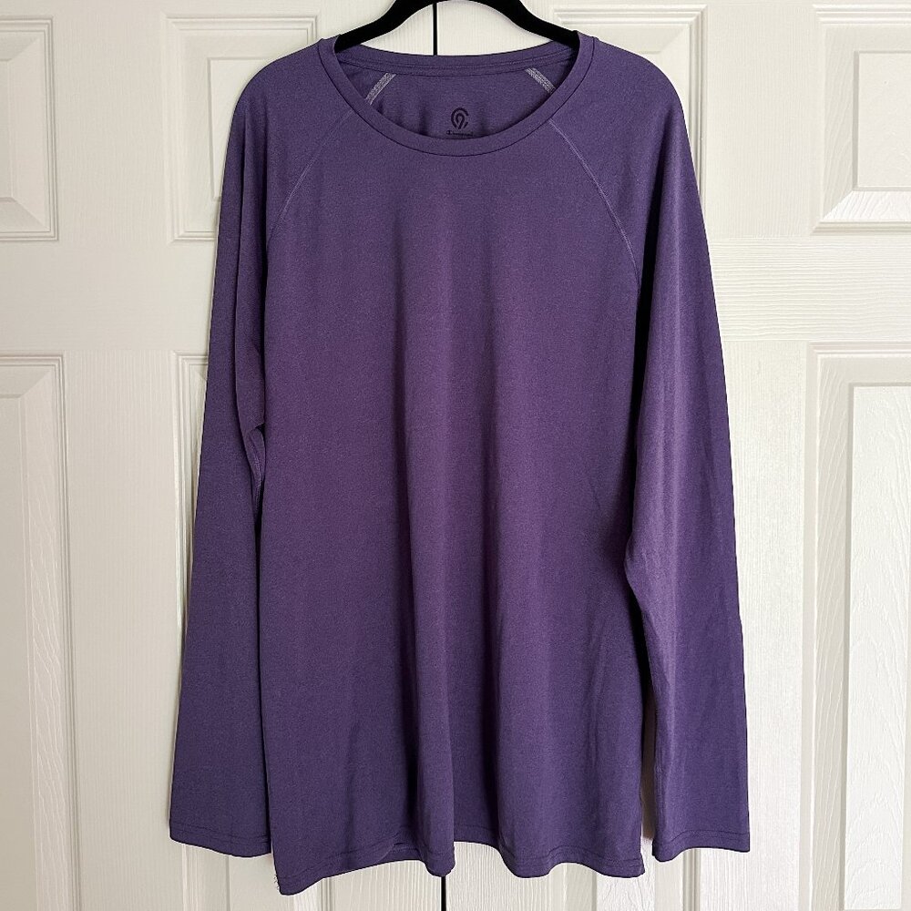 Men's C9 by Champion Long Sleeve Shirt - Purple Size XL